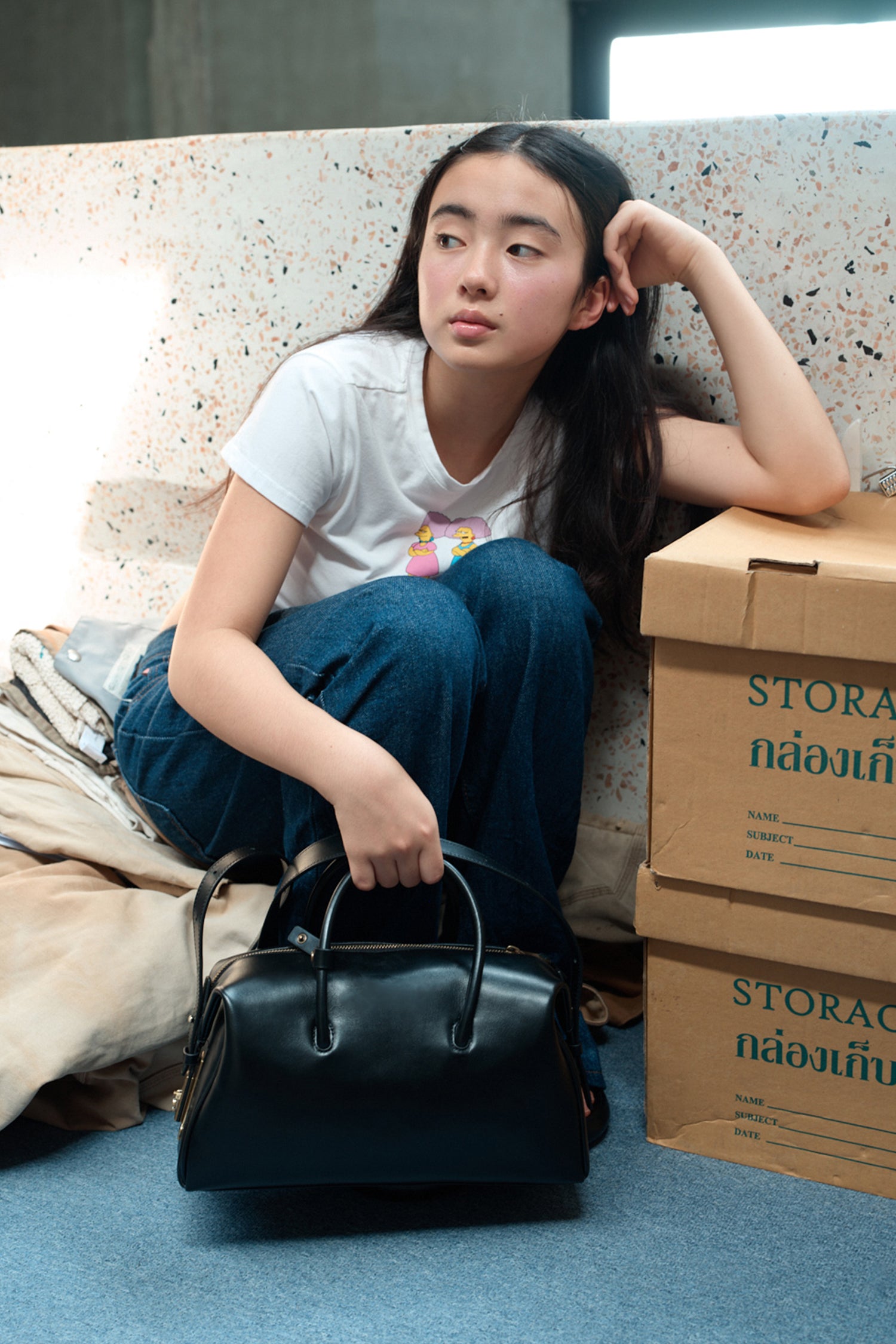 Clip tote bag