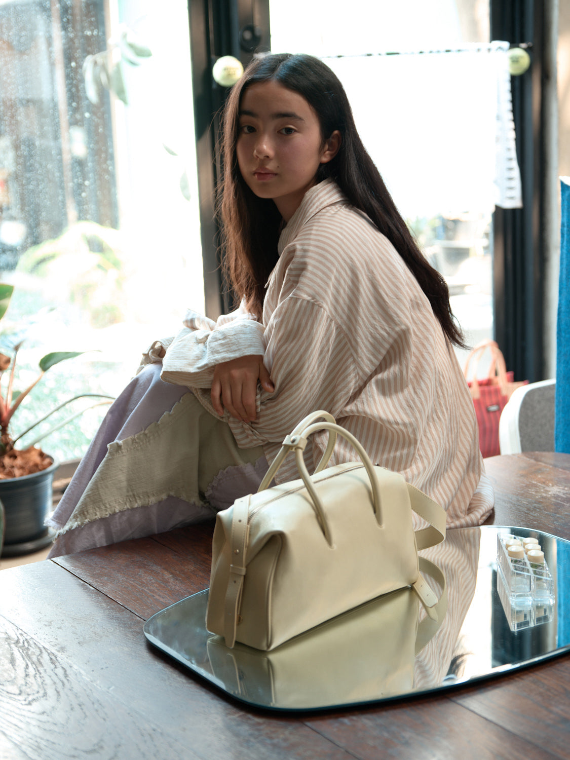 Clip tote bag