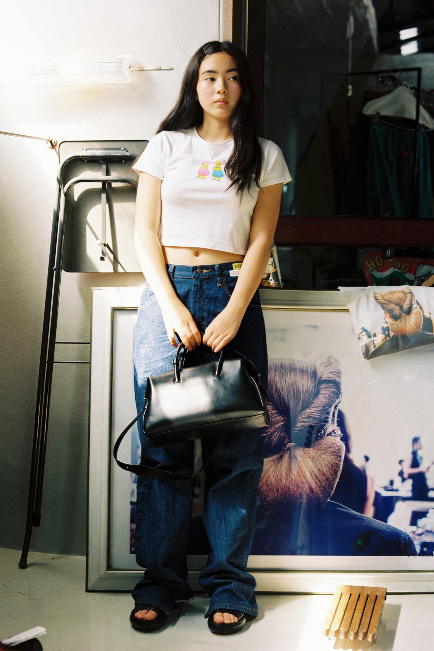 Clip tote bag