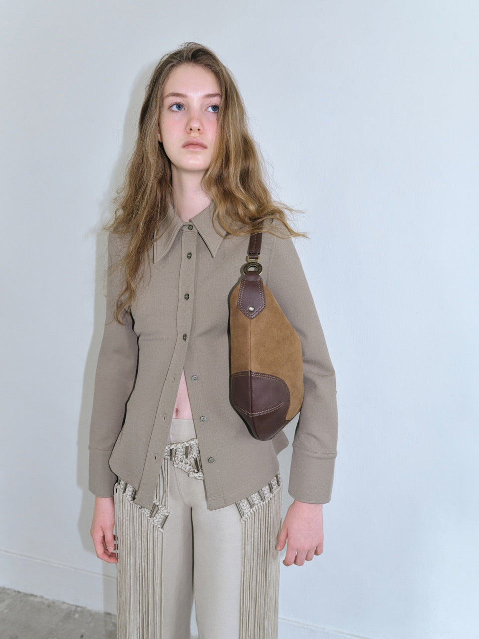 TONDO HOBO BAG (SUEDE)