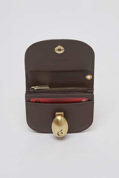 Egg mini wallet Dark Brown