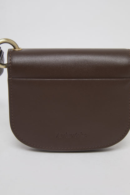 Egg mini wallet Dark Brown