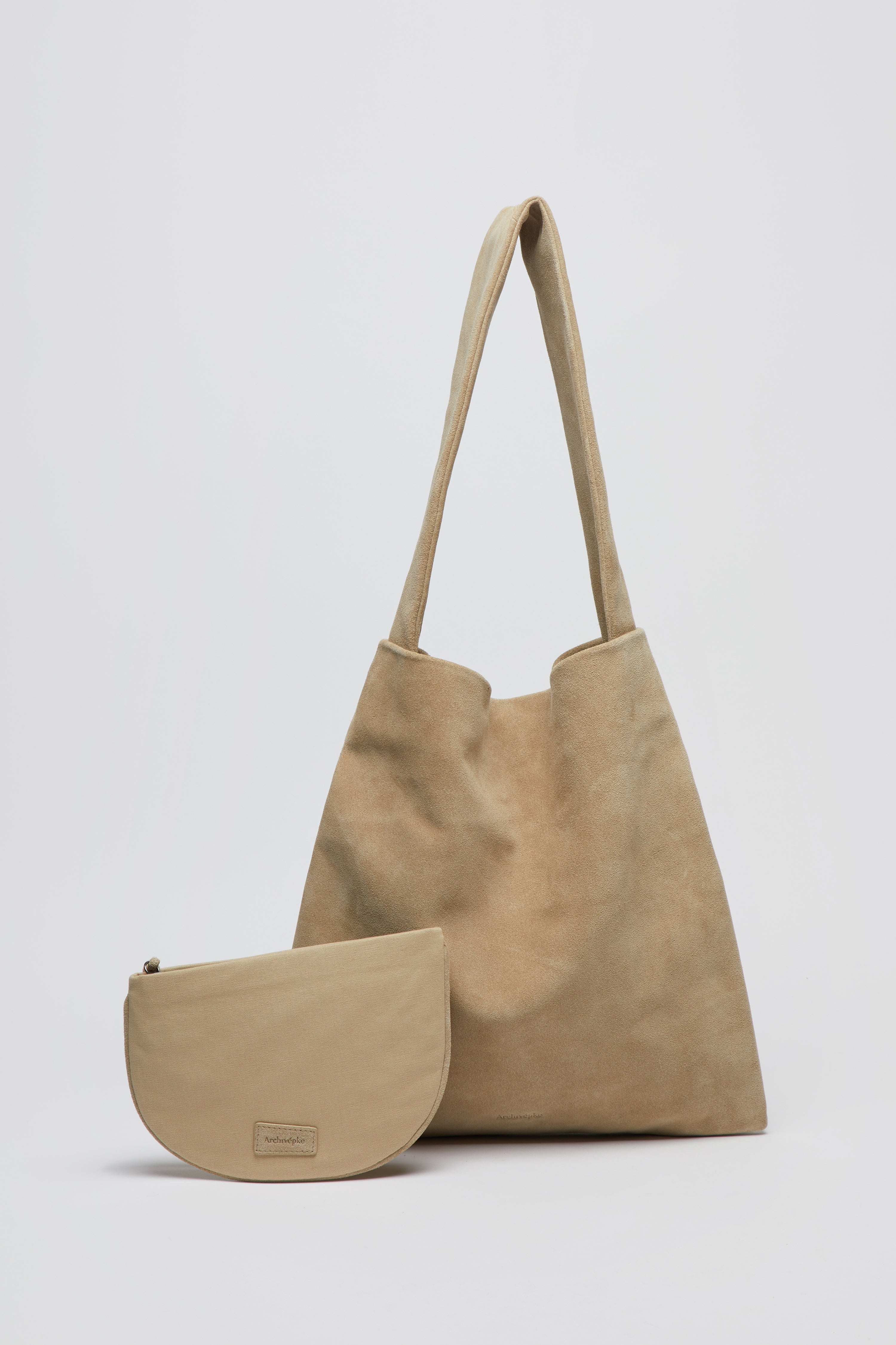 Archivépke ショルダーバッグ 新作スエードショルダーバッグ【Archivepke】Knotted Layer Bag